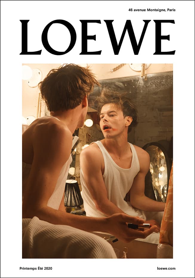 Loewe Spring 2020, starring Charlie Heaton
