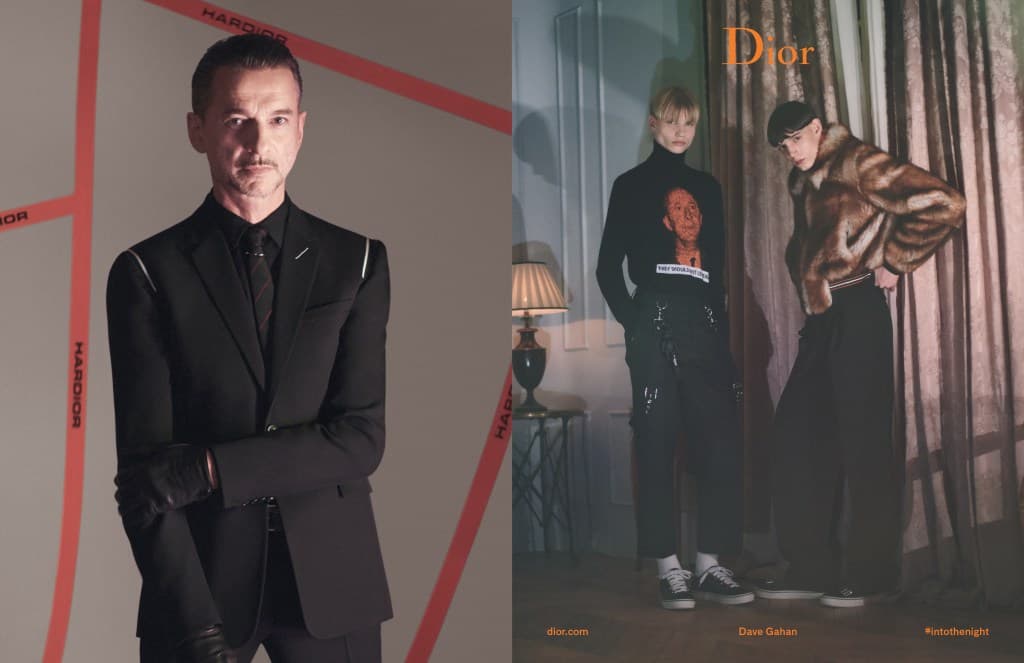 Depeche Mode solisti Dave Gahan, Dior Homme’un yeni yüzü oldu.